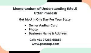 Training Institute MoU for Uttar Pradesh PSARA